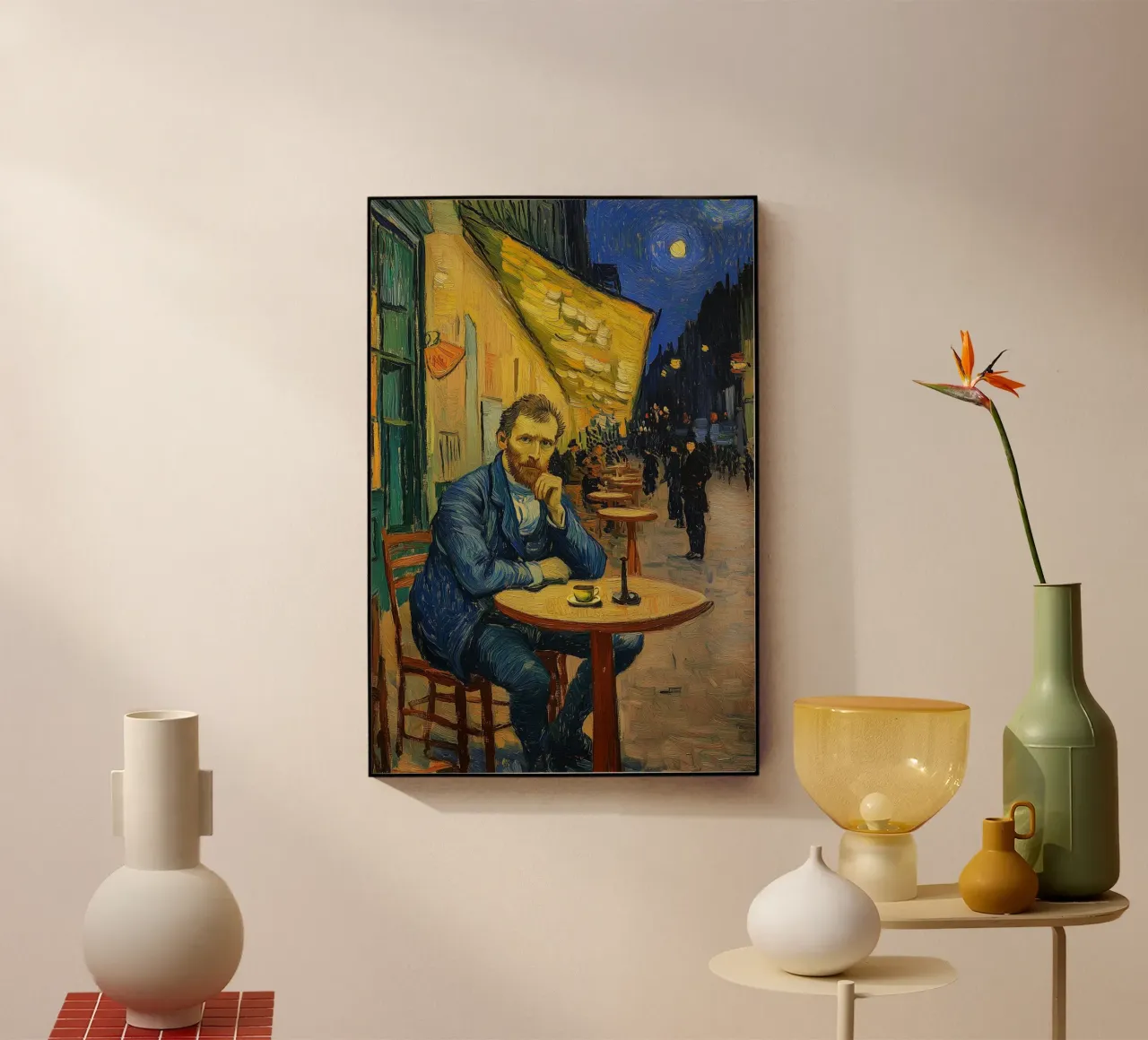 Caféterrasse con van Gogh plexiglass da Carinaprint