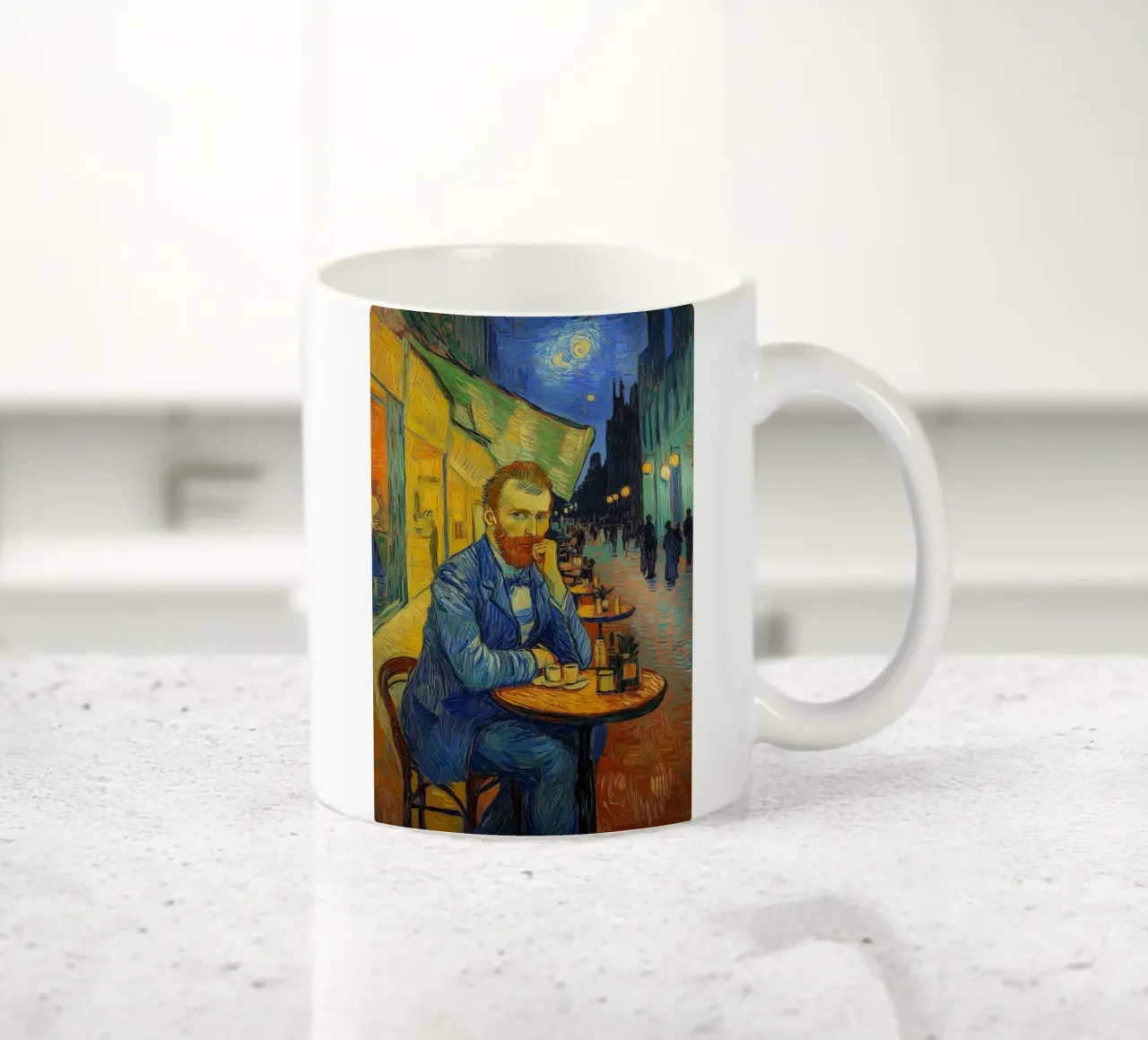 Vincent al Caféterrasse tazza in ceramica da Carinaprint