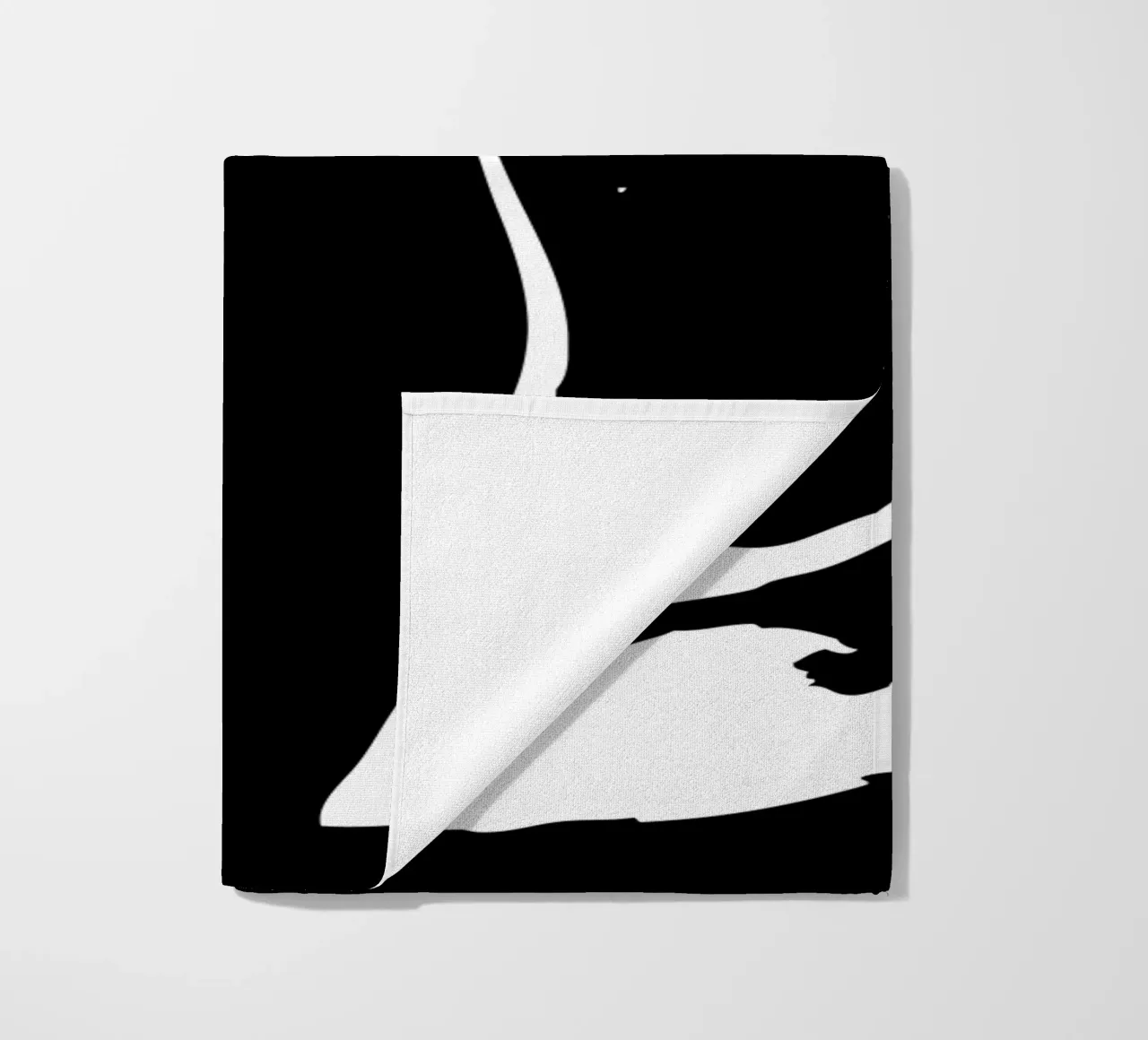 Design artistico di facce da urlo telo mare da ririedis