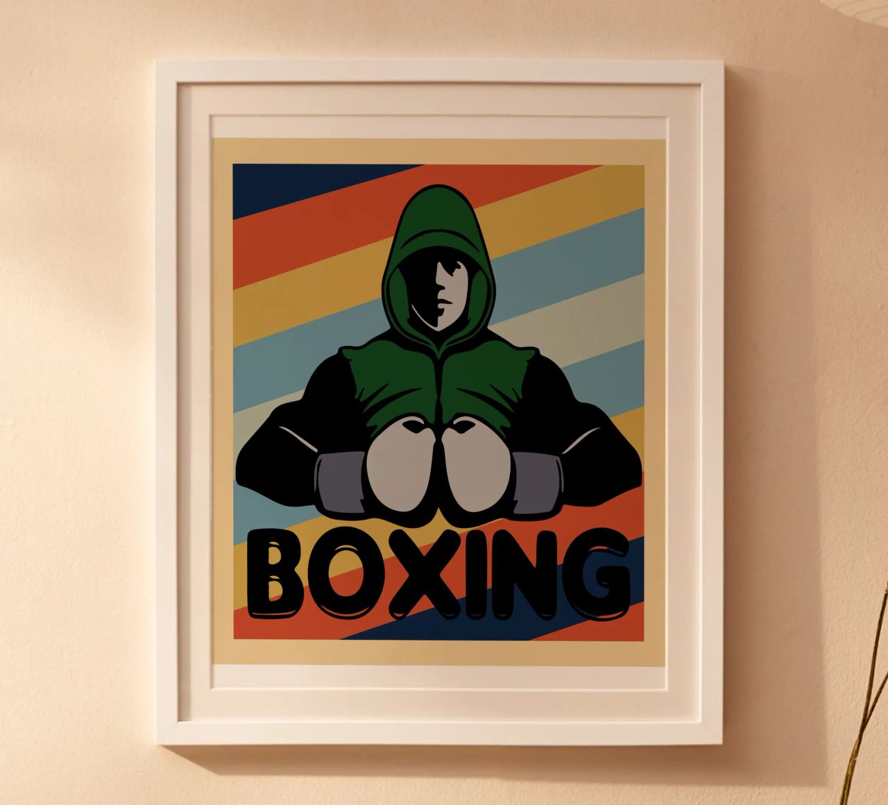 boxen retro kunst design Poster von ririedis