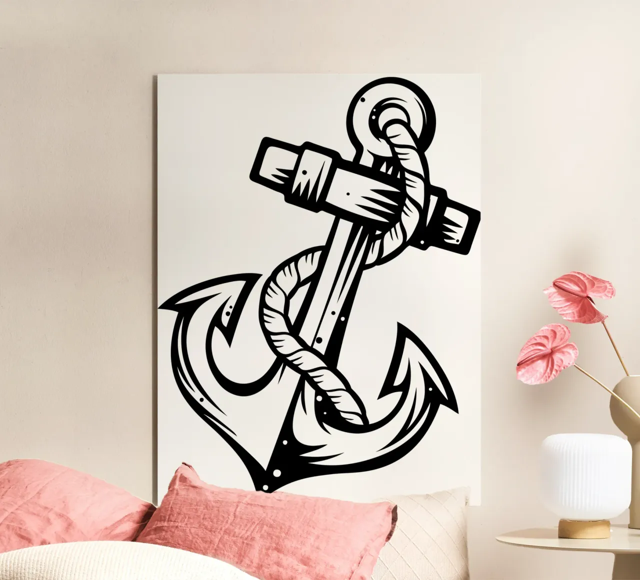 ancora navy art design alluminio dibond da ririedis