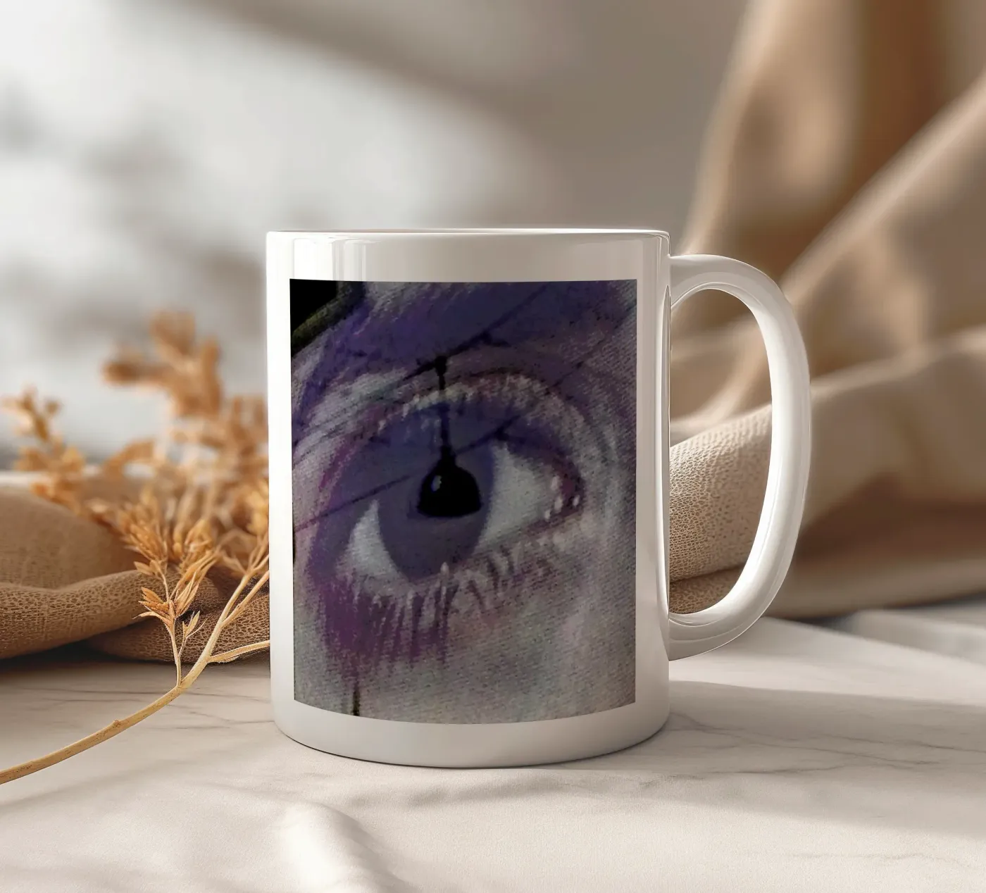 Reflex Eye ceramic mug by Sattrup & Høst