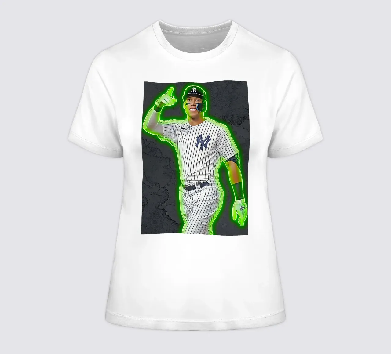 Arte di Aaroon Judge t-shirt da donna da neonartroom