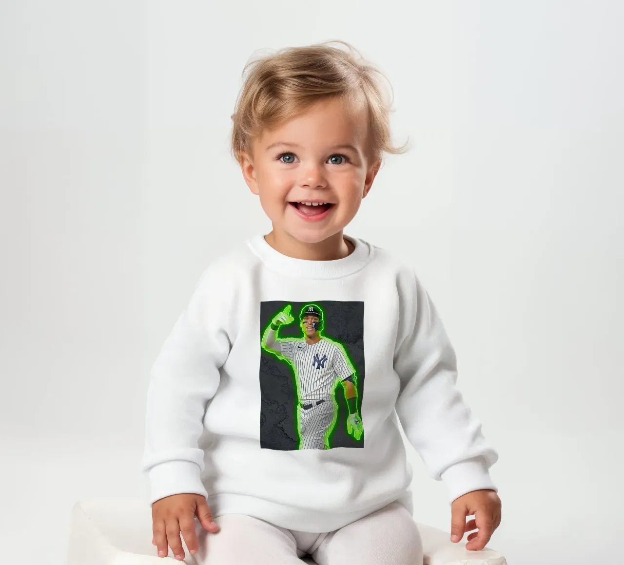 Kunst von Aaroon Judge Baby Sweatshirt von neonartroom