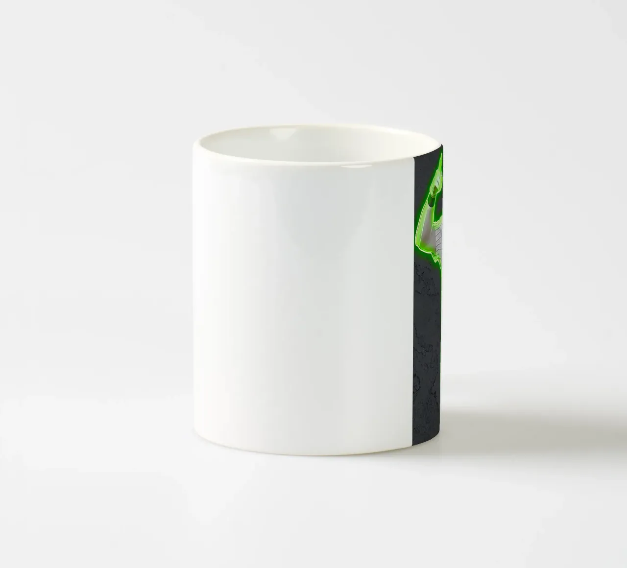 Art of Aaroon Judge ceramic mug by neonartroom
