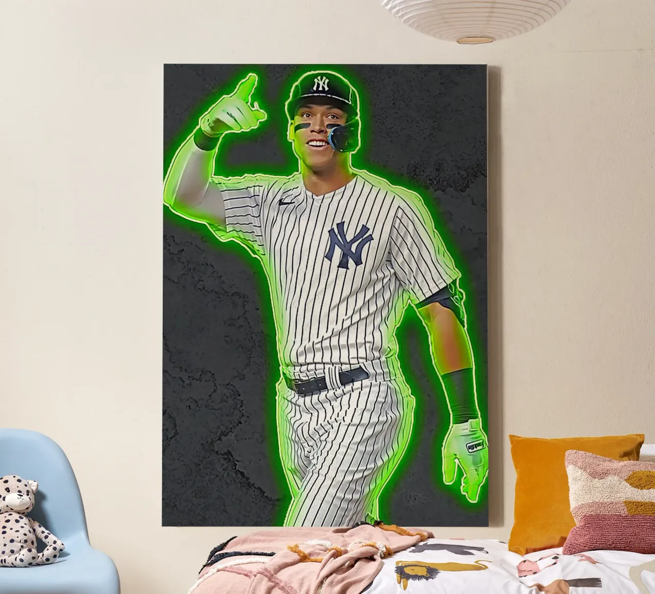 Arte de Aaroon Judge lienzo de neonartroom