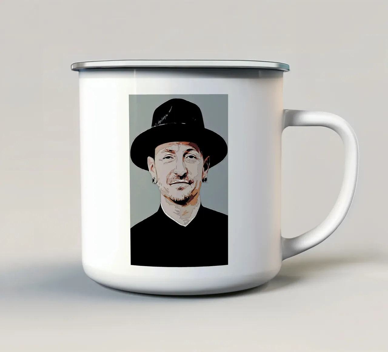 Cappello Chester tazza in smalto da neonartroom