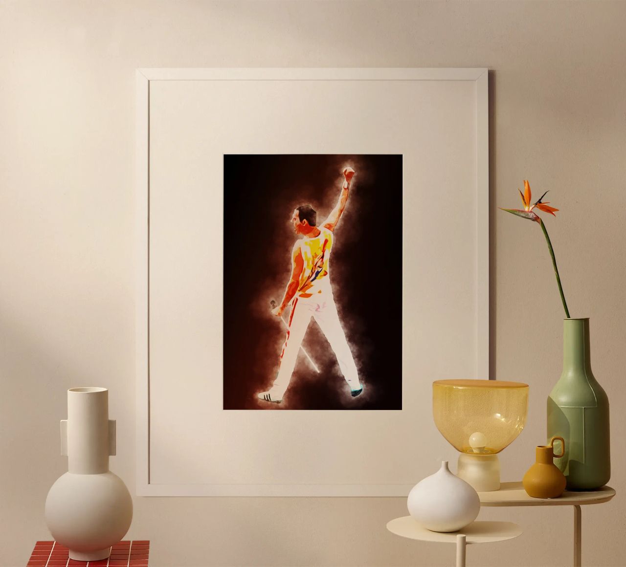 König des Rock Poster von neonartroom