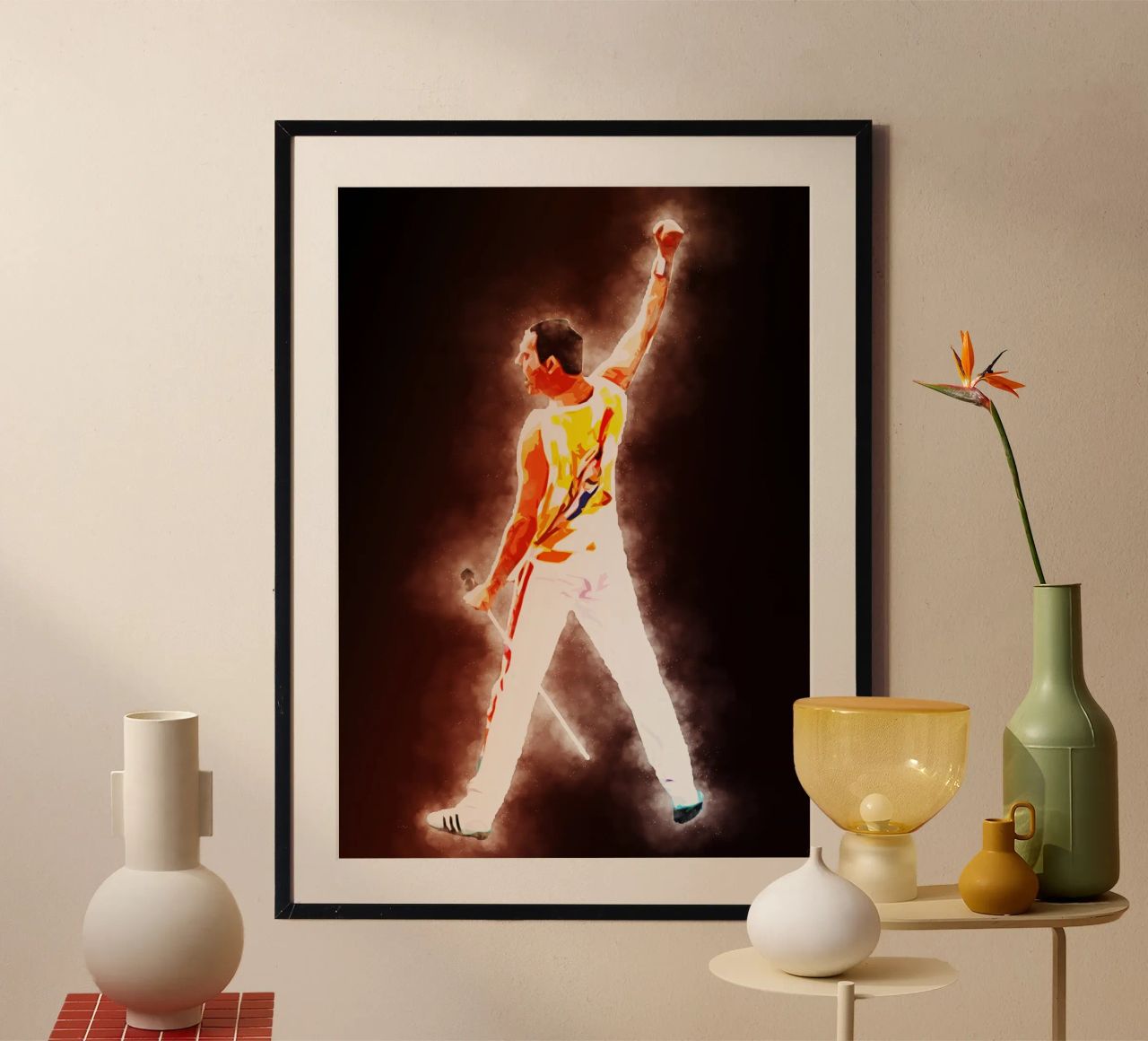 König des Rock Poster von neonartroom