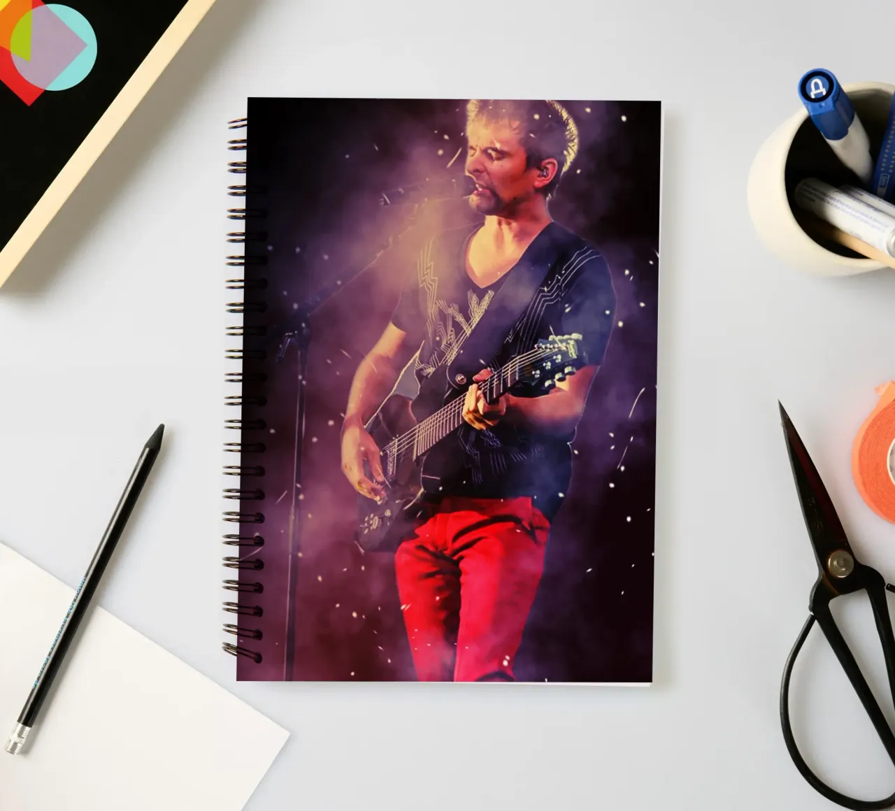 Story of Matt spiral notebook by neonartroom