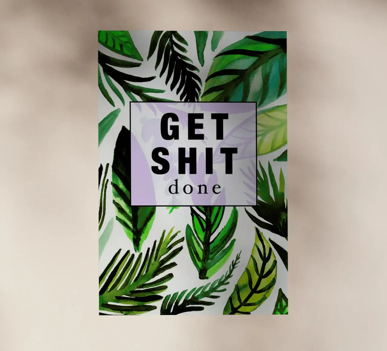 Get Shit Done pellicola backlit da Vasare Nar