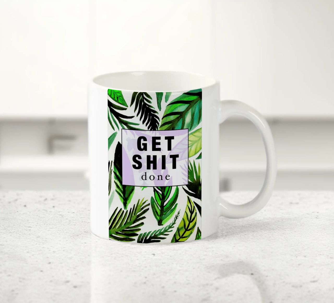 Get Shit Done tazza in ceramica da Vasare Nar