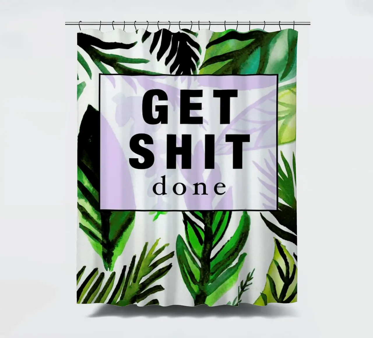 Get Shit Done tenda da doccia da Vasare Nar