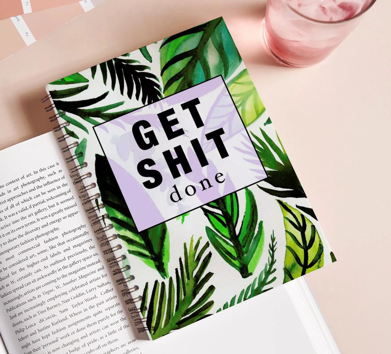 Get Shit Done spiral notebook by Vasare Nar