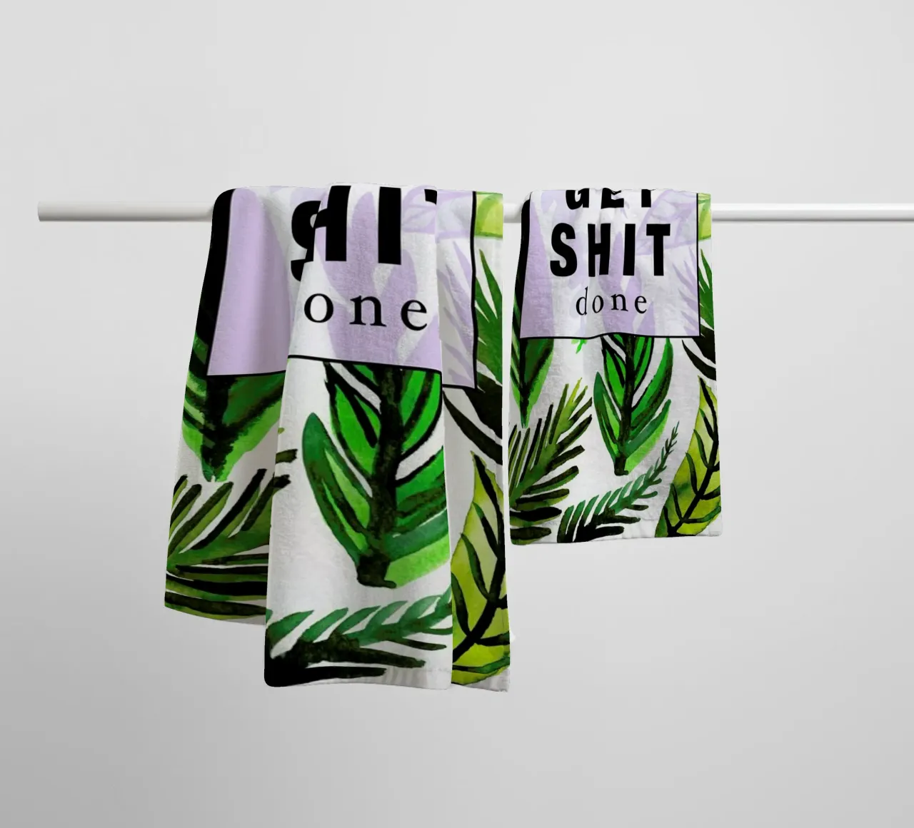 Get Shit Done asciugamano da bagno da Vasare Nar