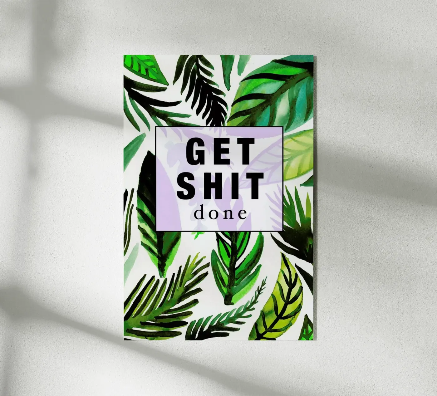 Get Shit Done plexiglas de Vasare Nar