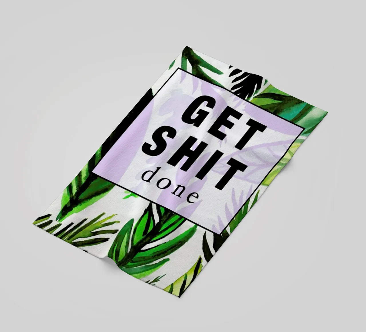 Get Shit Done toalla de playa de Vasare Nar