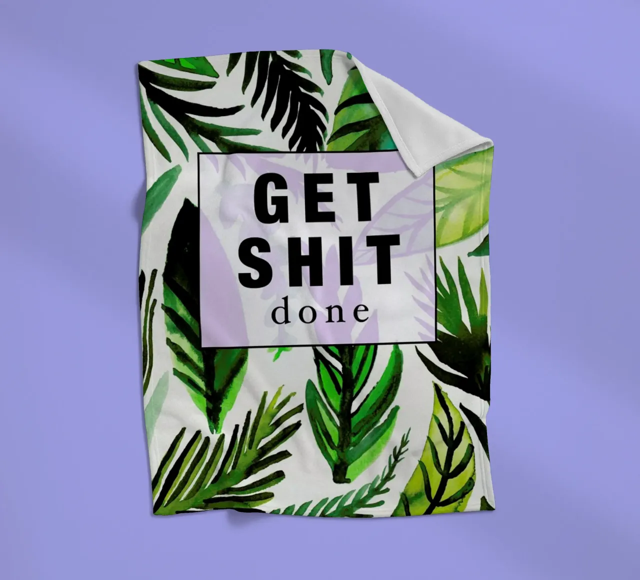 Get Shit Done Fleecedecke von Vasare Nar