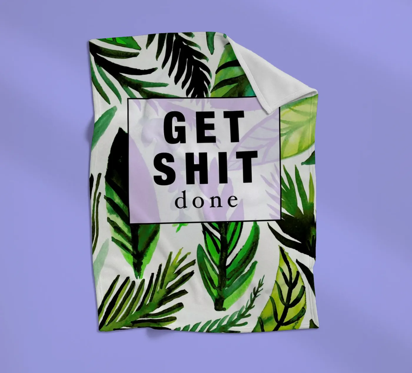 Get Shit Done Fleecedecke von Vasare Nar