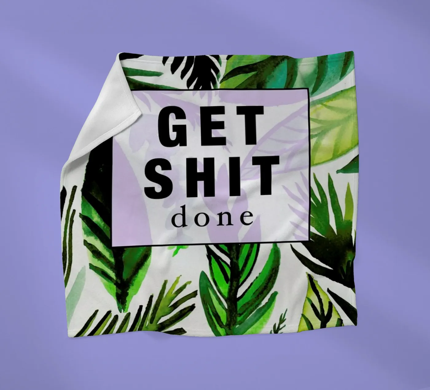 Get Shit Done Fleecedecke von Vasare Nar