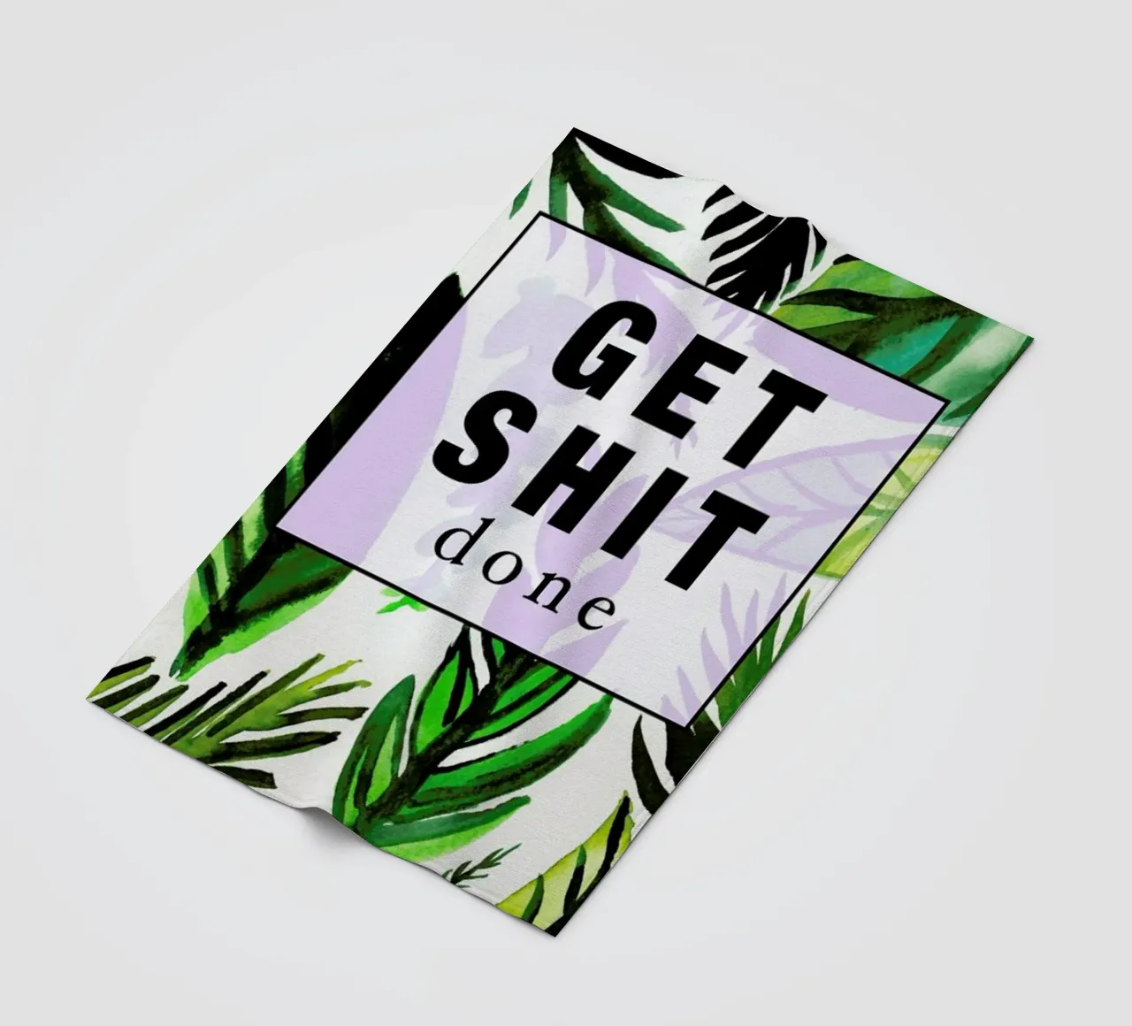 Get Shit Done Fleecedecke von Vasare Nar