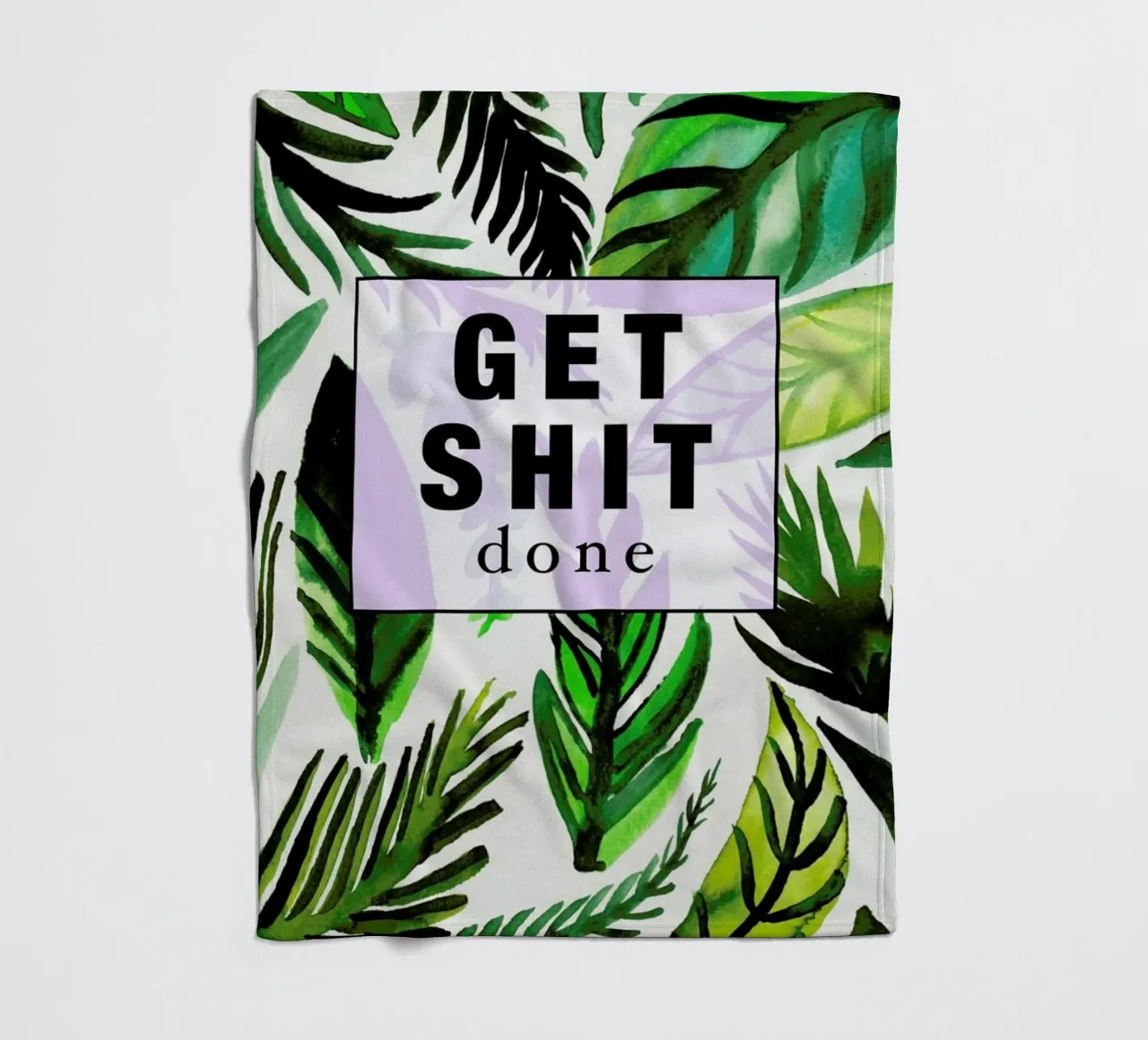 Get Shit Done Fleecedecke von Vasare Nar