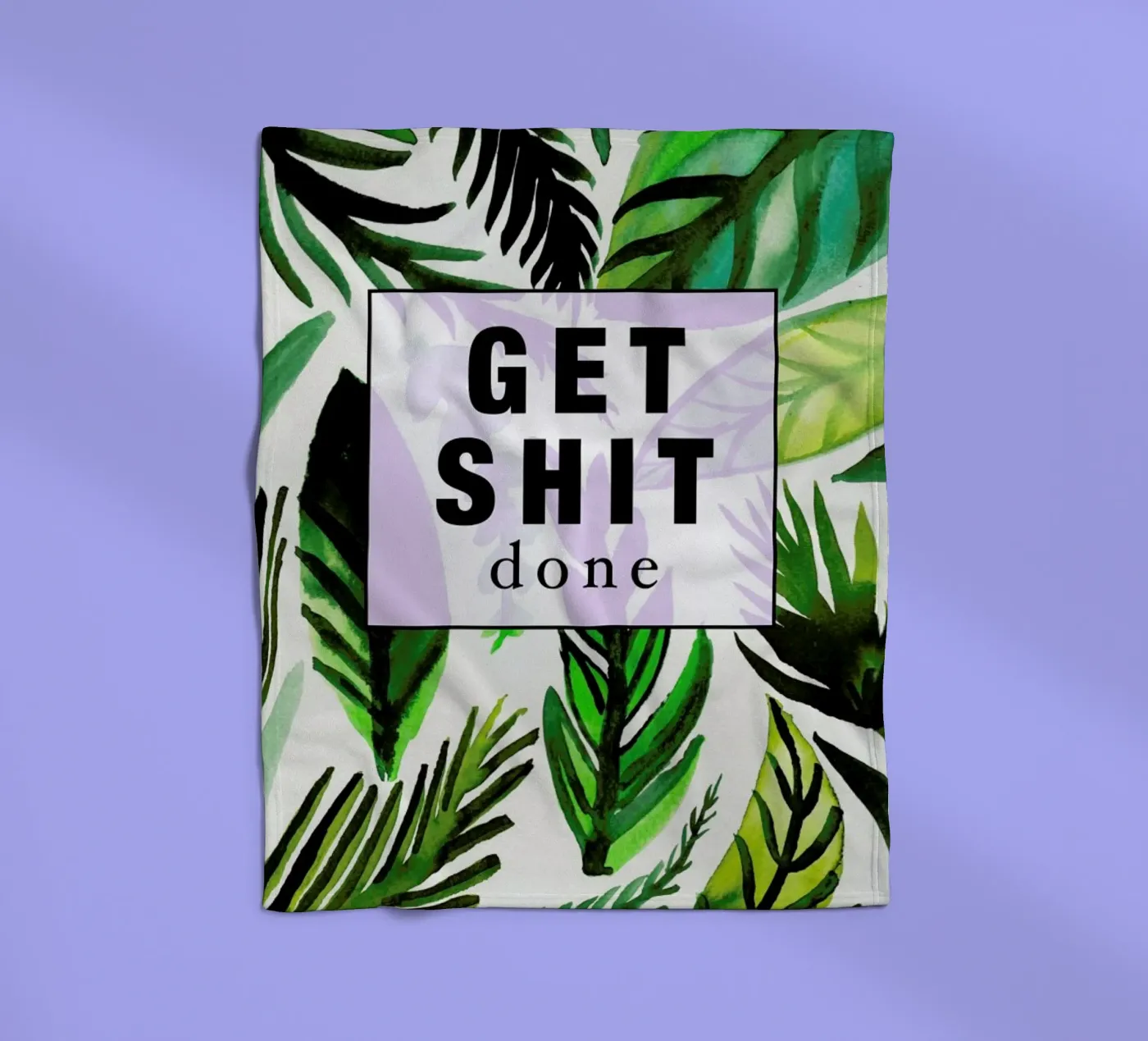 Get Shit Done Fleecedecke von Vasare Nar