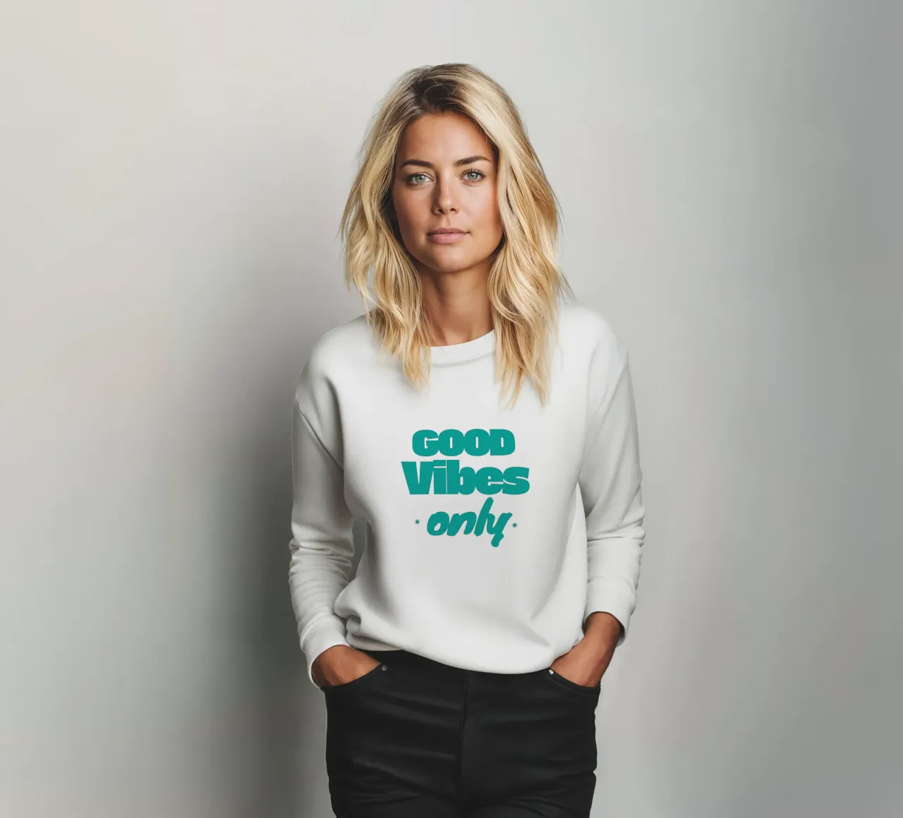 Solo Good Vibes felpa da Gunawan Rb