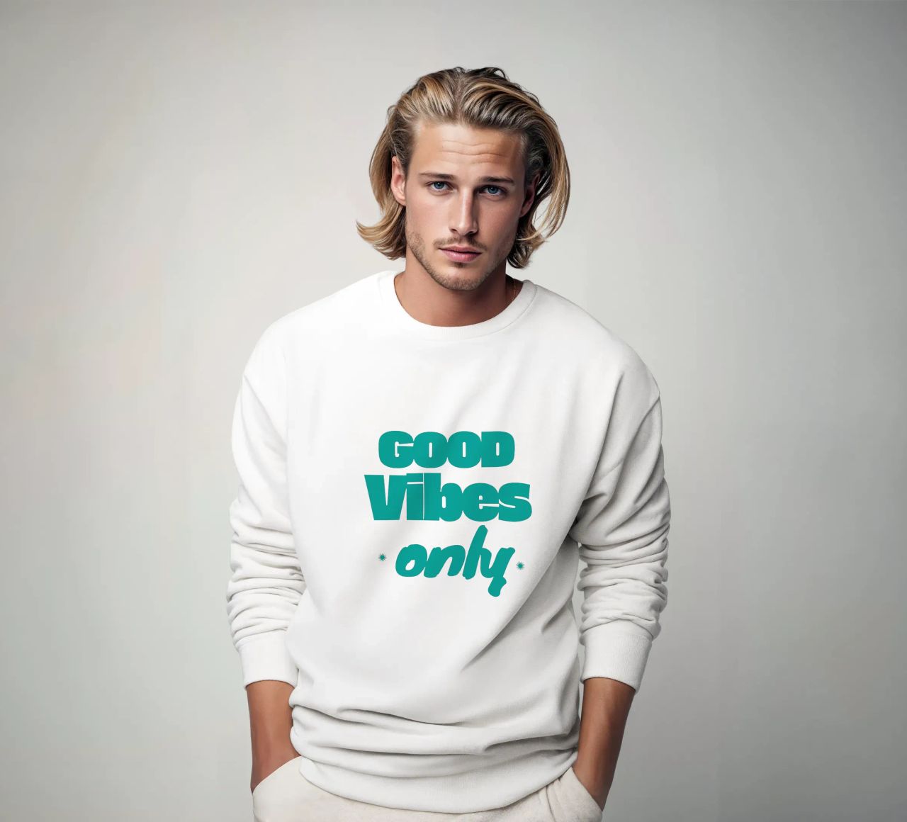 Solo Good Vibes felpa da Gunawan Rb