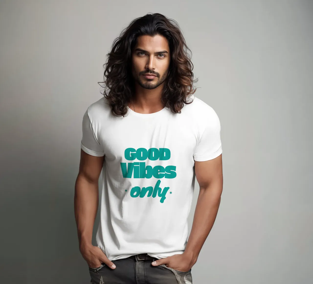 Sólo buenas vibraciones camiseta de Gunawan Rb