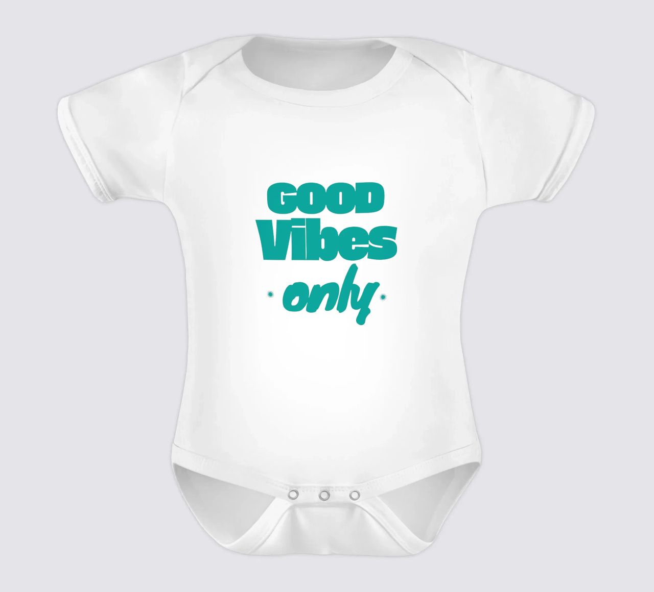 Solo Good Vibes body neonato maniche corte da Gunawan Rb