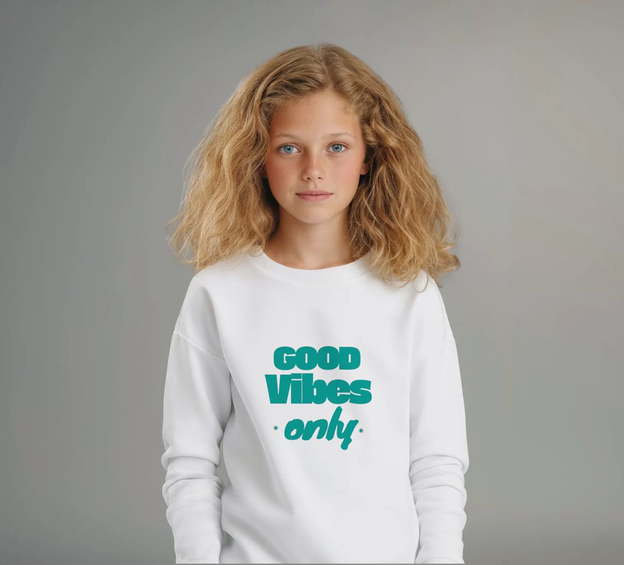 Solo Good Vibes felpa bambino da Gunawan Rb