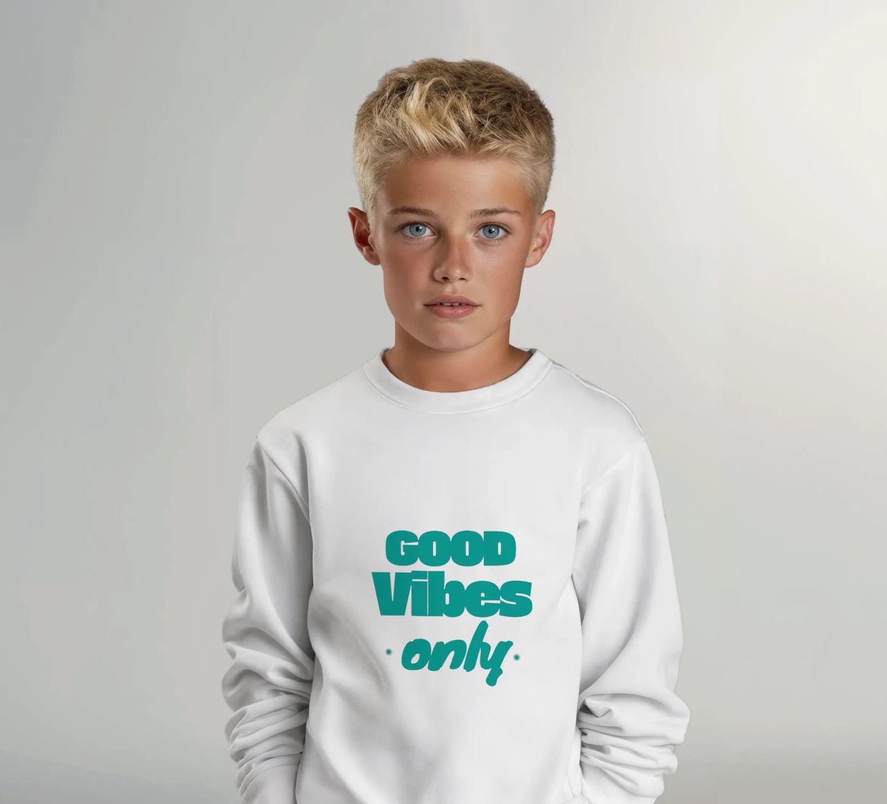 Solo Good Vibes felpa bambino da Gunawan Rb
