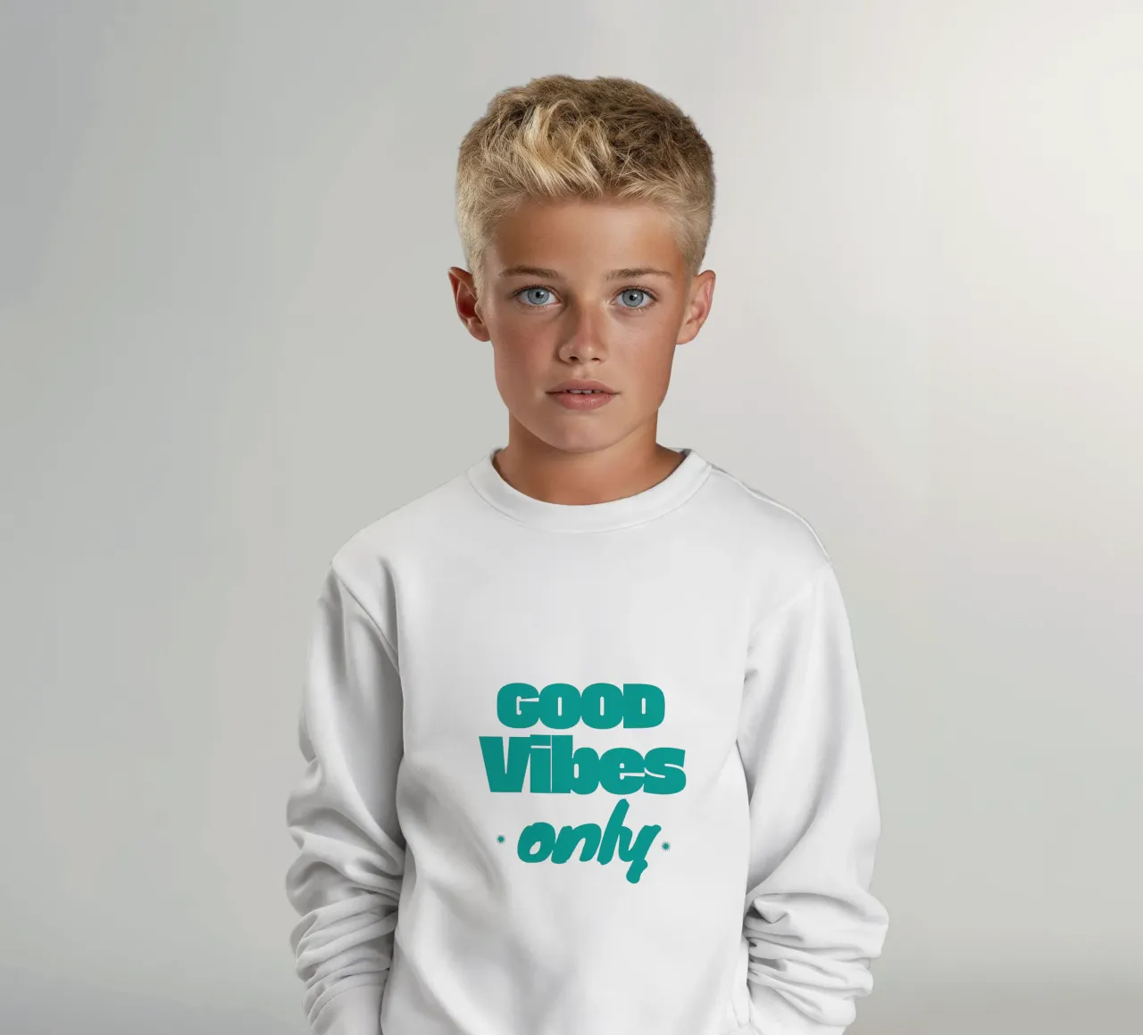 Solo Good Vibes felpa bambino da Gunawan Rb