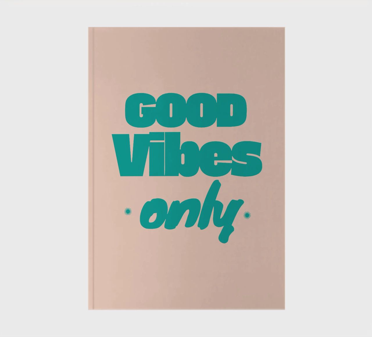 Good Vibes only notebook by Gunawan Rb