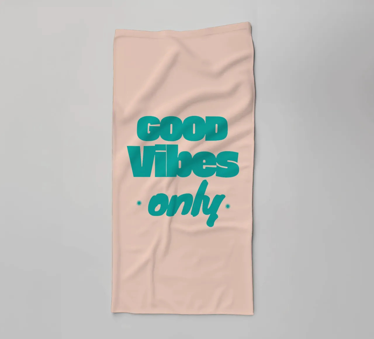 Good Vibes only towel by Gunawan Rb