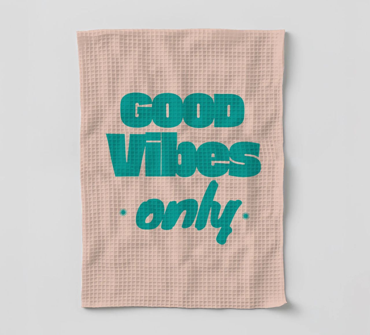 Solo Good Vibes canovaccio da cucina da Gunawan Rb