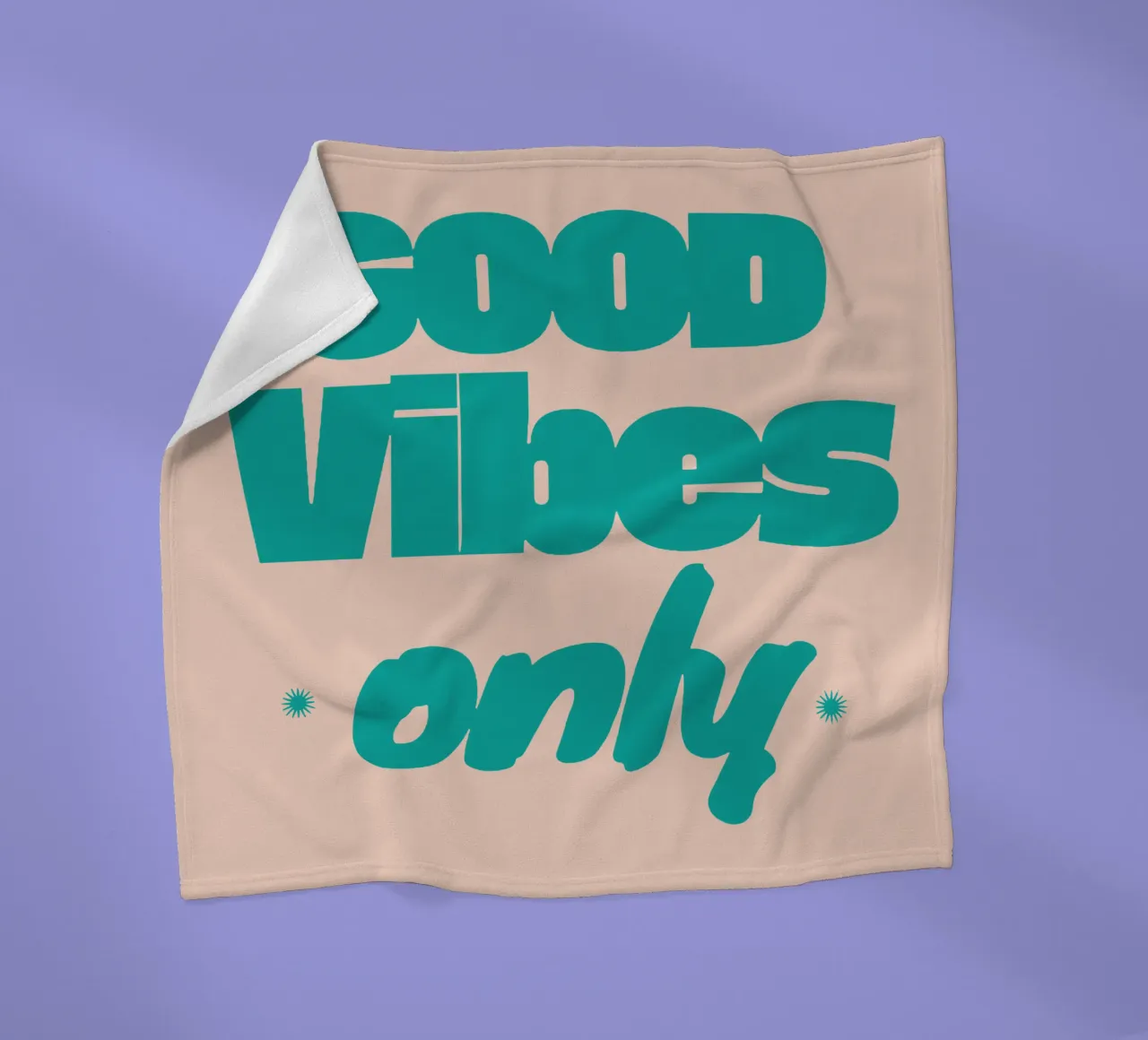 Solo Good Vibes coperta in pile da Gunawan Rb