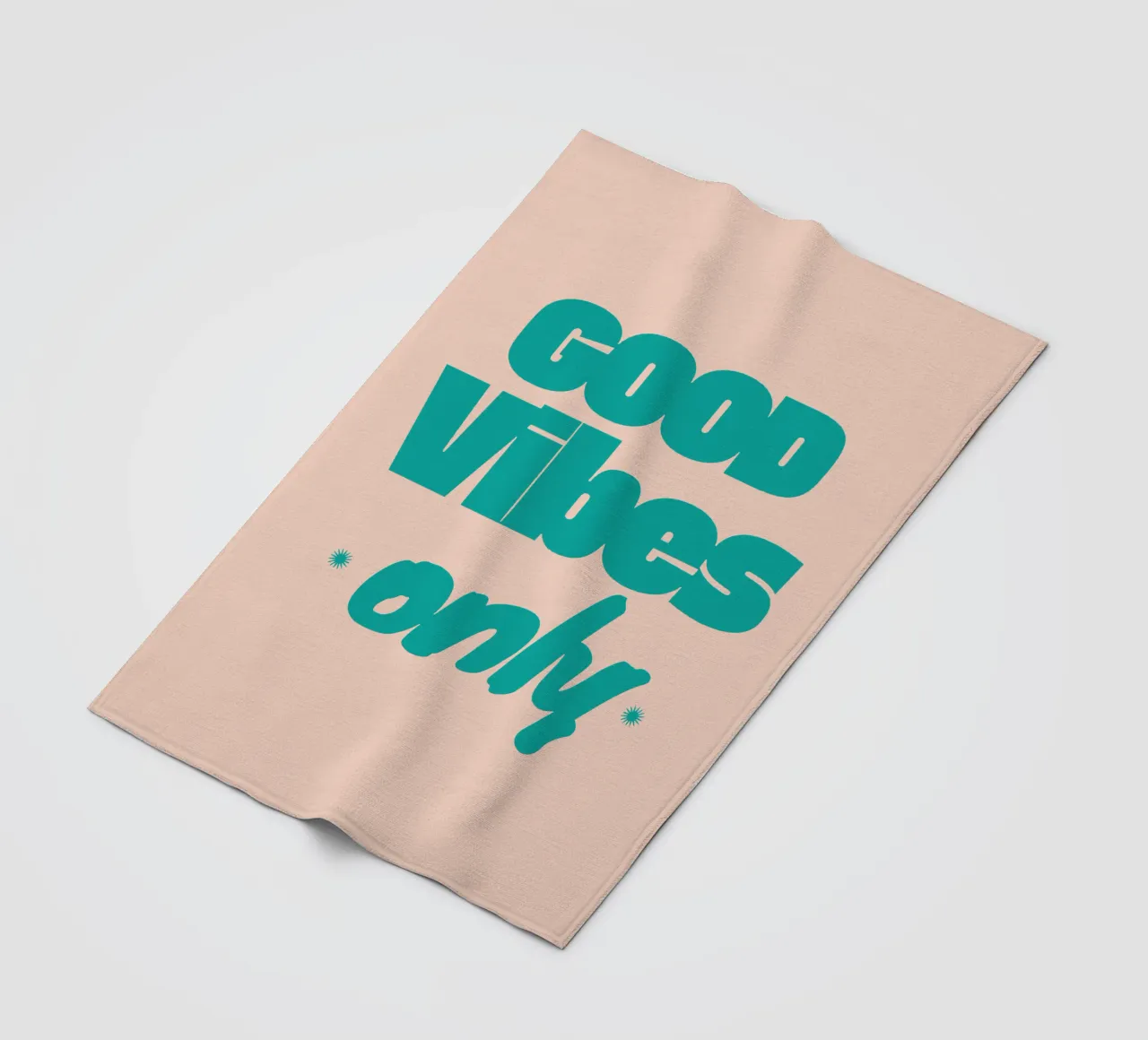 Solo Good Vibes coperta in pile da Gunawan Rb