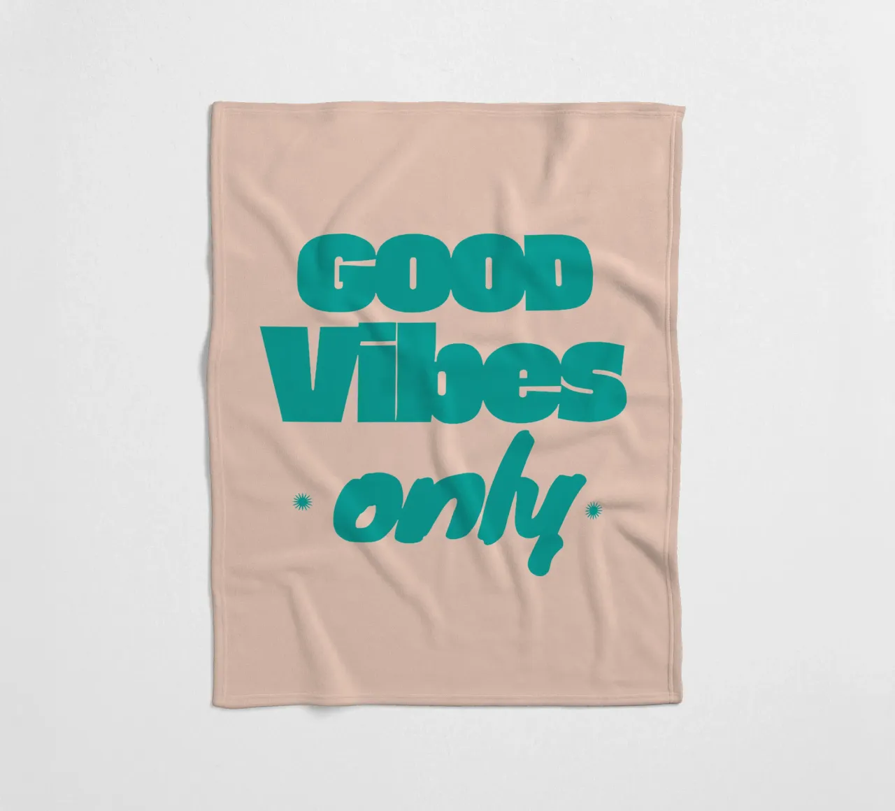 Solo Good Vibes coperta in pile da Gunawan Rb