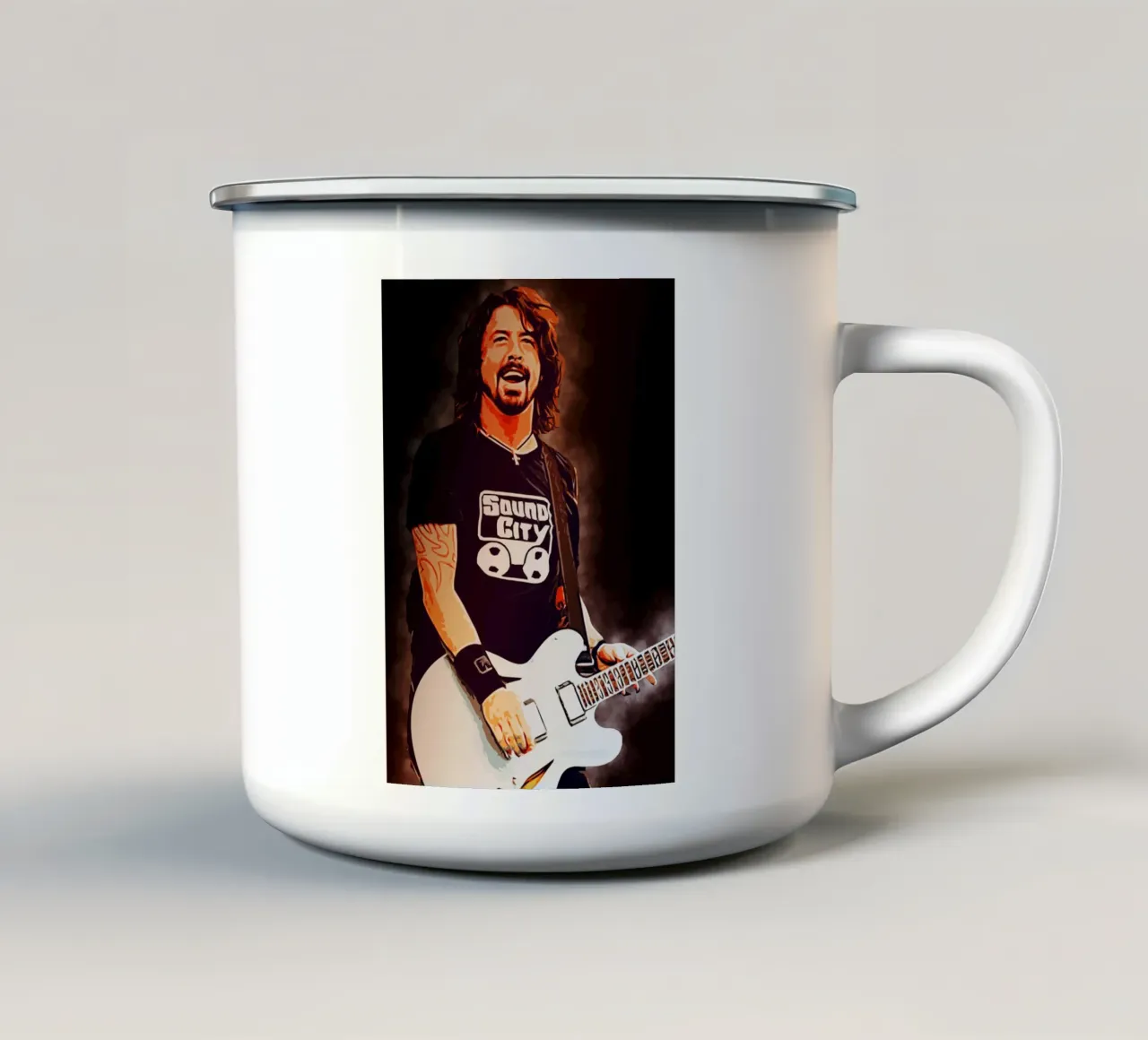 La storia di Dave Ghrol tazza in smalto da neonartroom