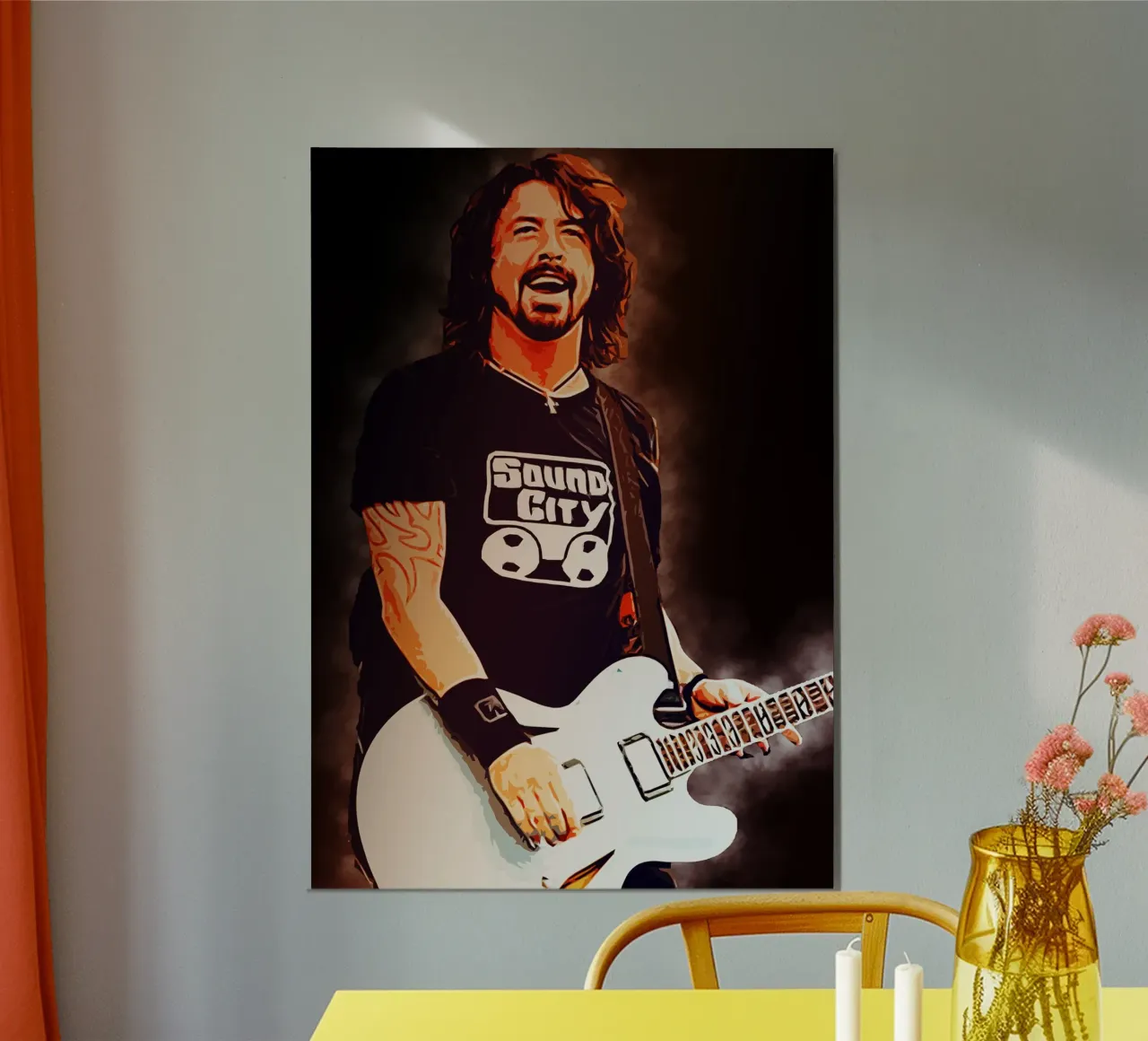 La storia di Dave Ghrol poster con telaio in plastica da neonartroom