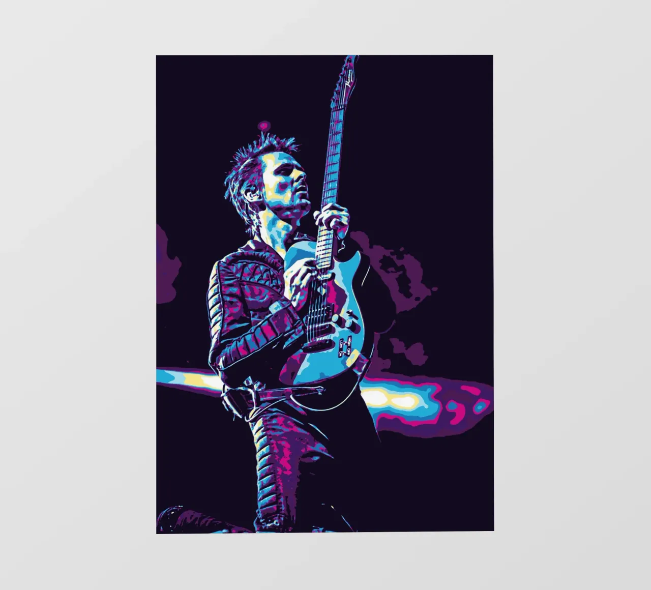 Citazioni di Matthew Bellamy pellicola backlit da neonartroom