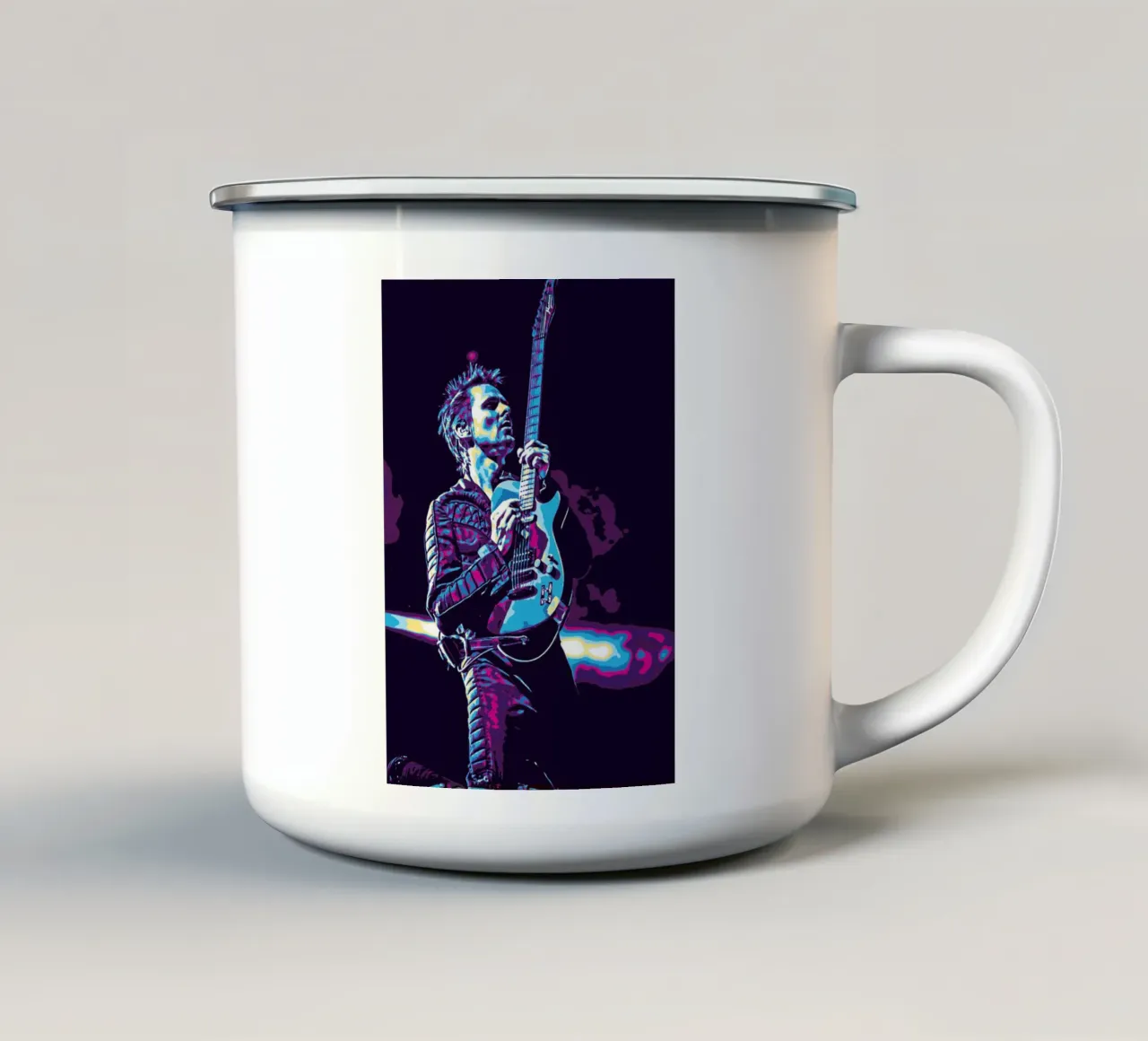 Citazioni di Matthew Bellamy tazza in smalto da neonartroom