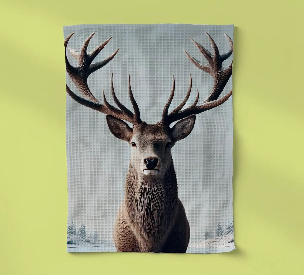 Cerf majestueux torchon de Christmas Shop