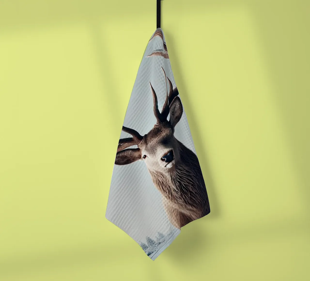Cerf majestueux torchon de Christmas Shop