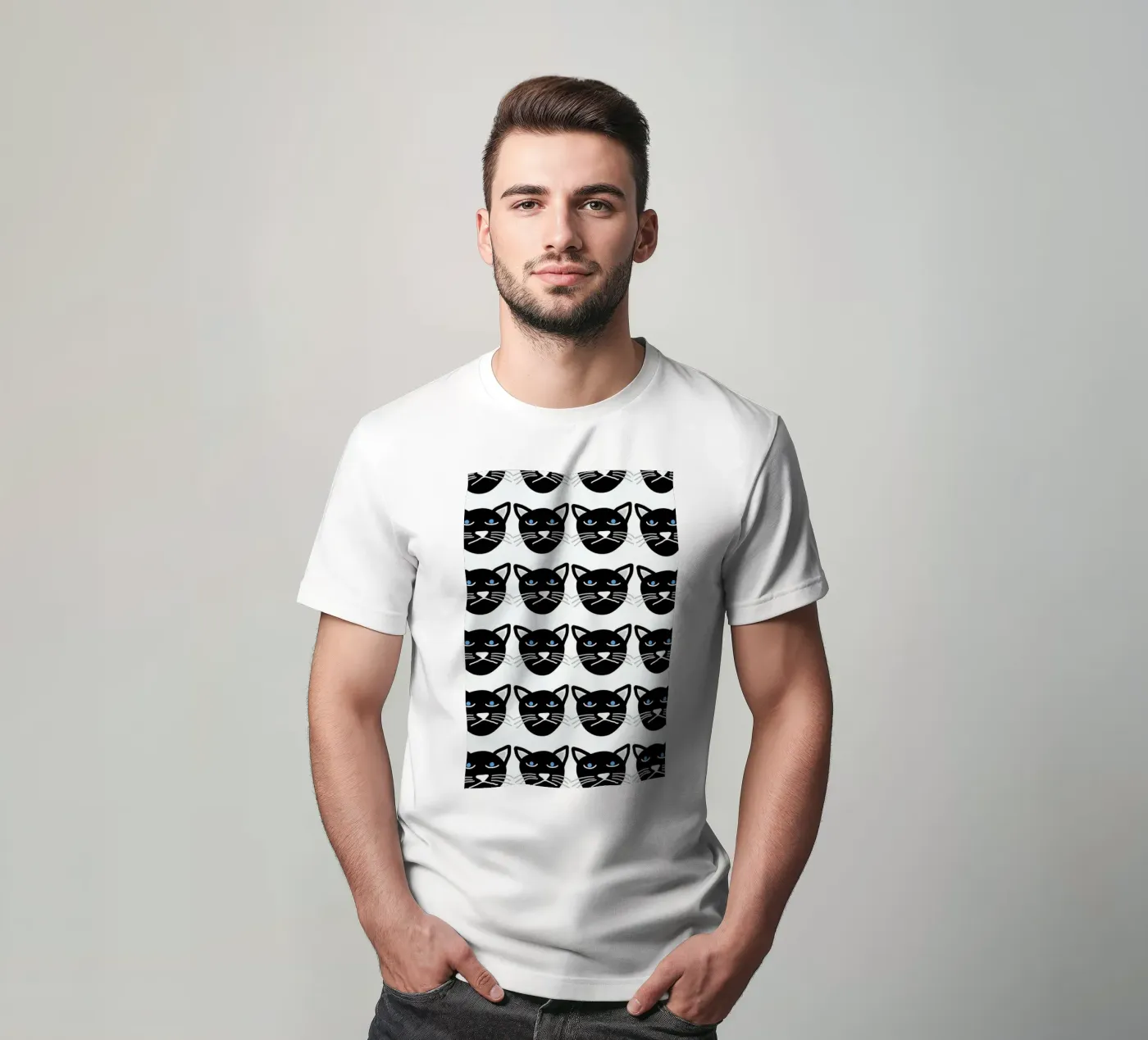 Grumpy Cat t-shirt van Vasare Nar