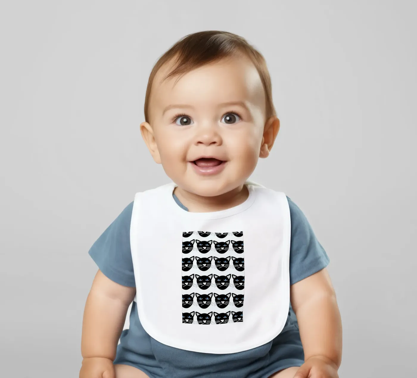 Grumpy Cat baby slabbetje van Vasare Nar