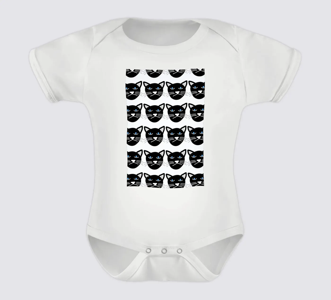 Grumpy Cat Kurzarm Babybody von Vasare Nar