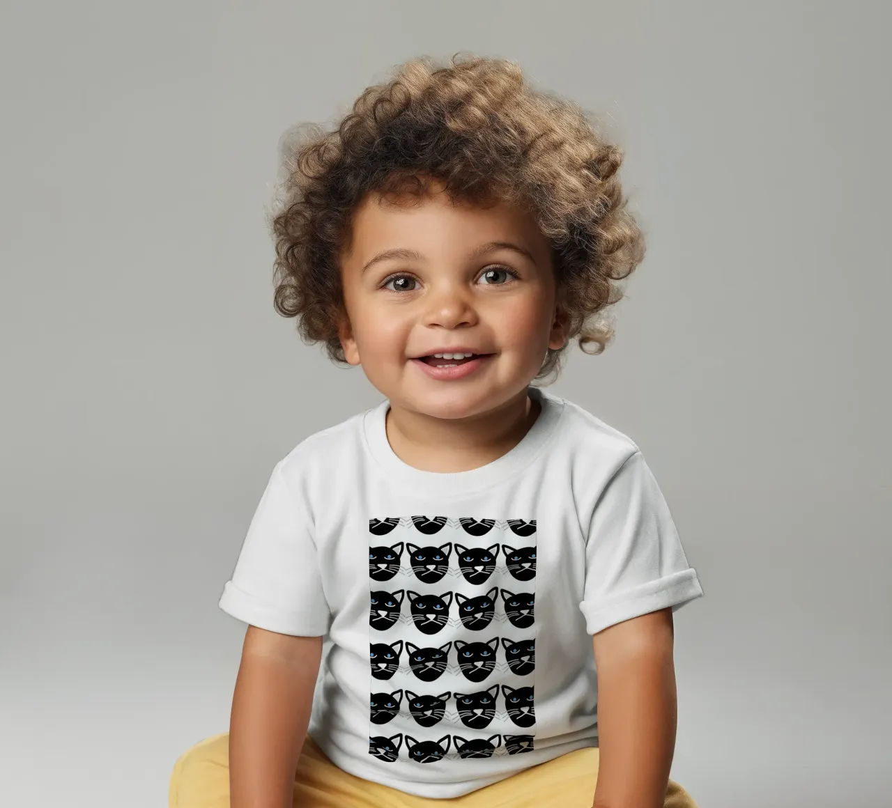 Grumpy Cat baby t-shirt van Vasare Nar